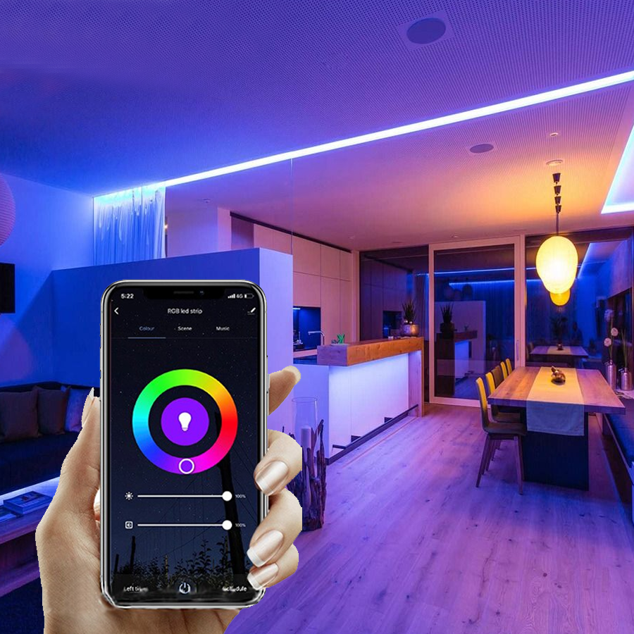 Smart LED 2M - Wit, Google home en IFTTT) - Smart Home Beveiliging